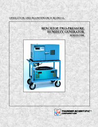 Thumbnail of document Manual - 2500/2500ST Benchtop/Mobile Humidity Generator